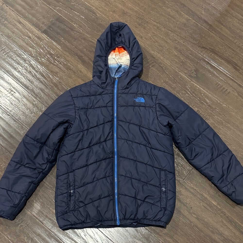The North Face Dark Blue Hooded Jacket